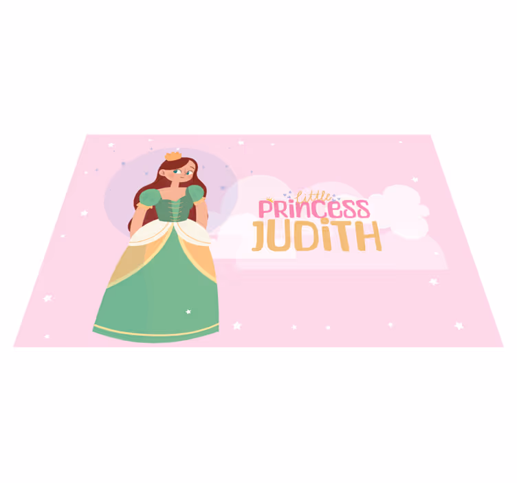 Mažoji princesėMažoji princesė staltiesė su vardu - „Tenstickers“