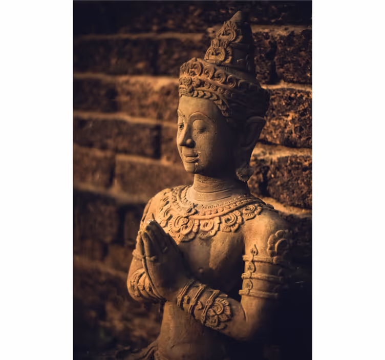 Buda sienos freska su figura - „Tenstickers“