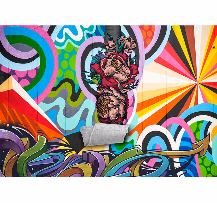 Grafiti miesto meno sienos freska - „Tenstickers“