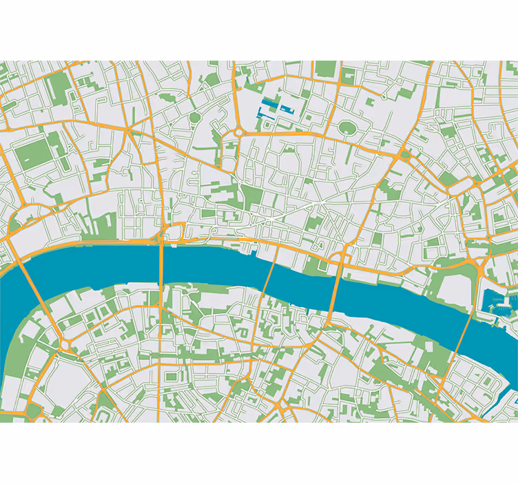 Londono sienos freskos žemėlapis jums! - „Tenstickers“