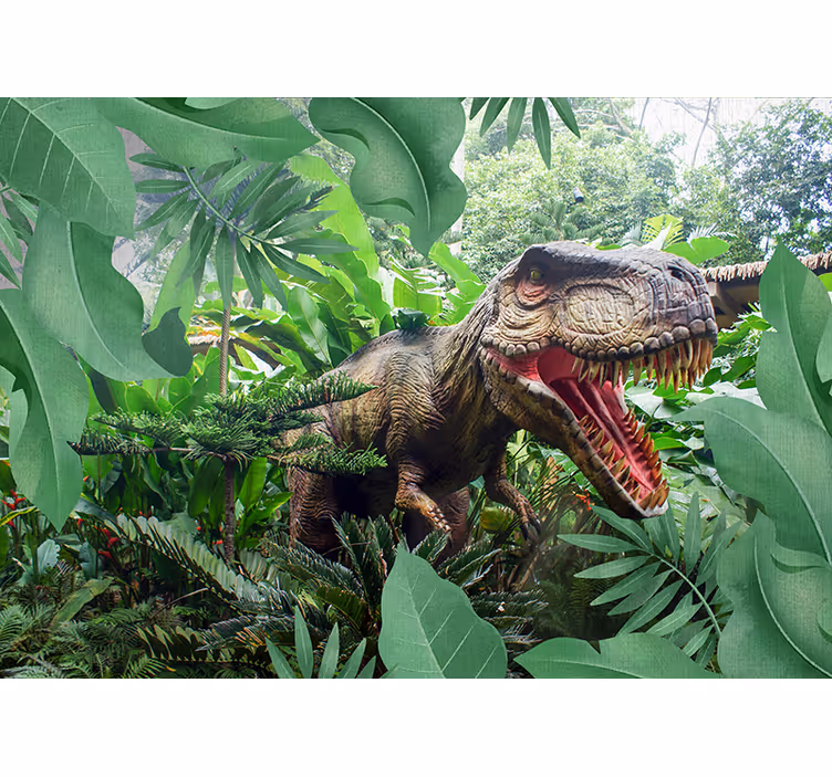 Vaikų freskos dinozaurų t-rex - „Tenstickers“