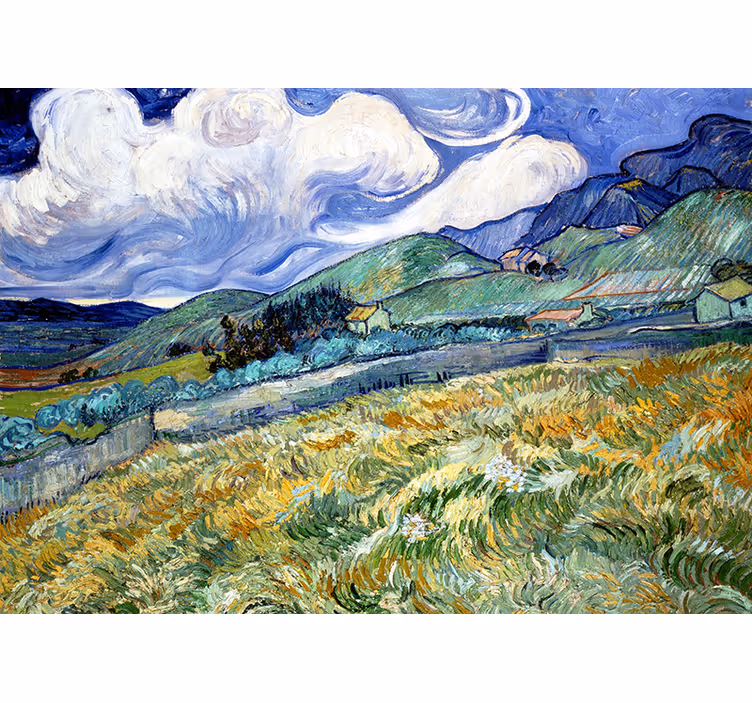 Meninis van gogh iris klasikinio meno sienos freska - „Tenstickers“