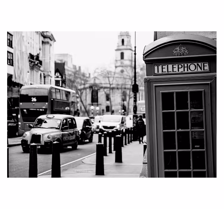 Nespalvotas londono miesto sienos freska - „Tenstickers“