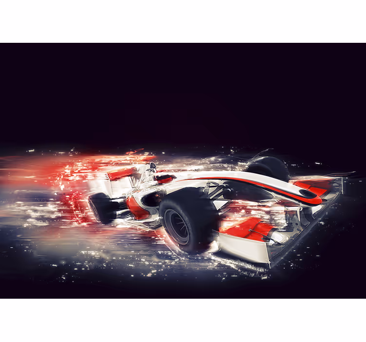 „bolide“ 1 formulės automobilio sieninė tapyba - „Tenstickers“