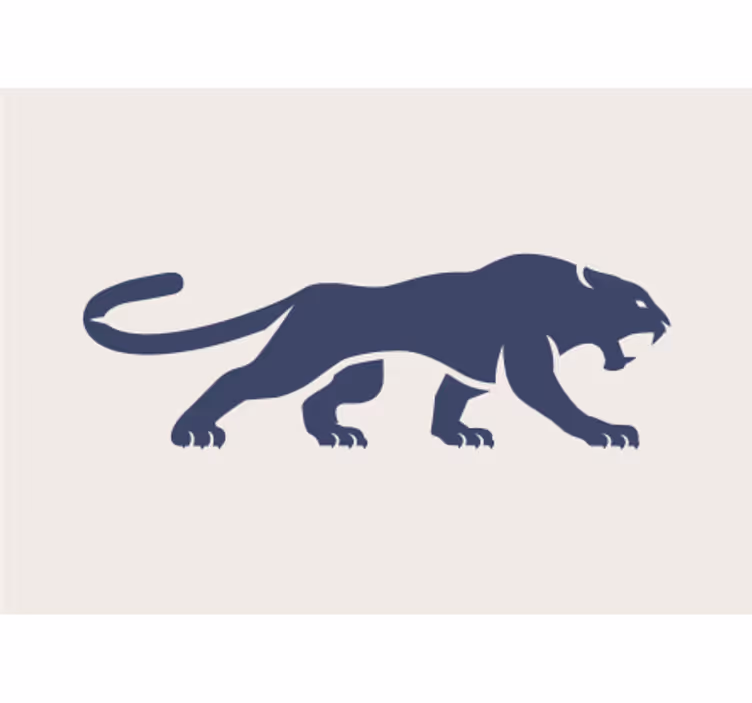 Vienspalvis jaguaro sieninis paveikslas - „Tenstickers“