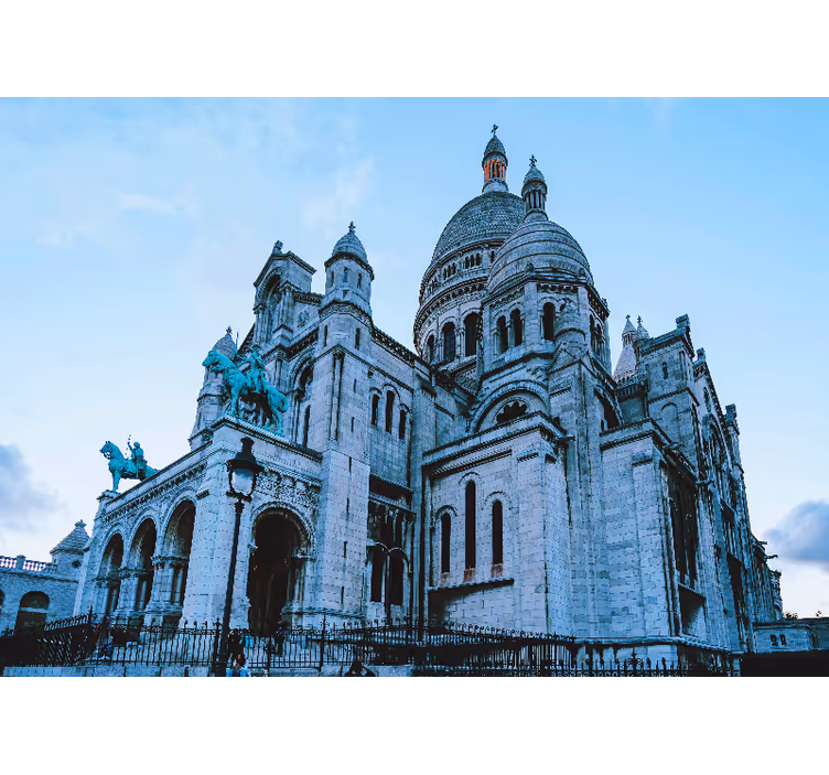 Sacré-cœur bazilika paryžiaus sienų freska - „Tenstickers“