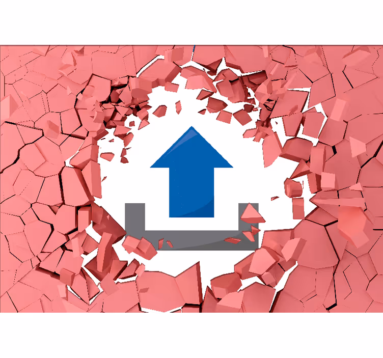 3d sienų freska prasiveržimas pro sienas - „Tenstickers“