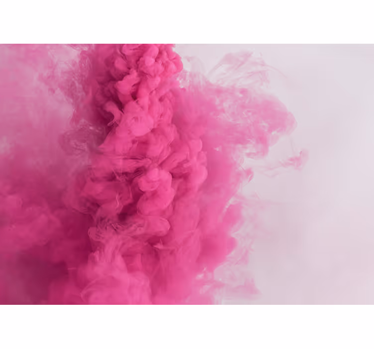 Rožinio dūmo efekto santuokos sienų fototapetai - „Tenstickers“