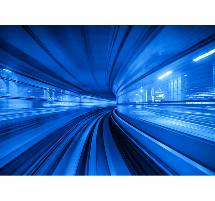 Transporto priemonių sienų freska dinamiškas metro judėjimas - „Tenstickers“