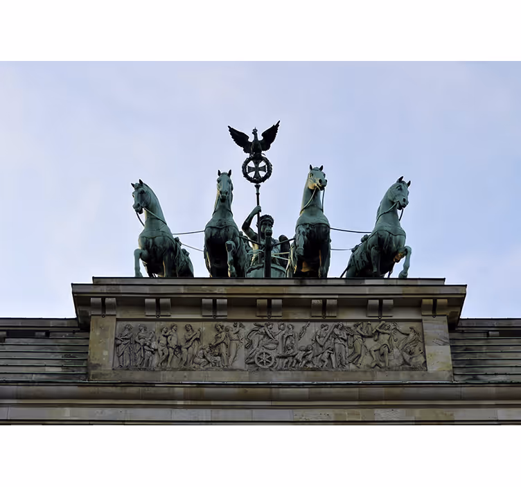 Berlyno sienos freska brandenburgo vartų statula - „Tenstickers“