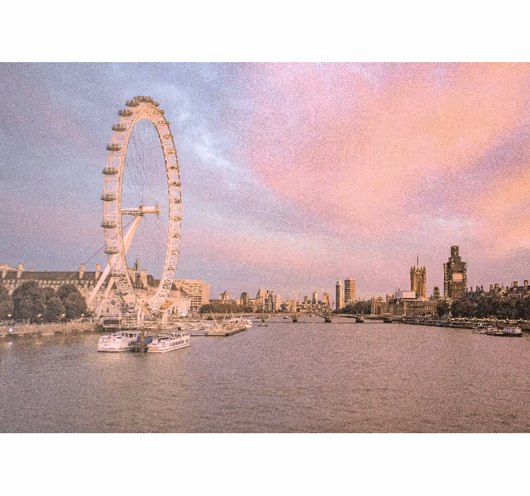 Londono sienų freska londono akies vaizdas - „Tenstickers“
