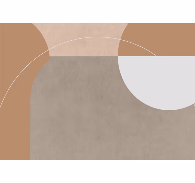 Modernus sienų freska geometrinių formų kompozicija - „Tenstickers“