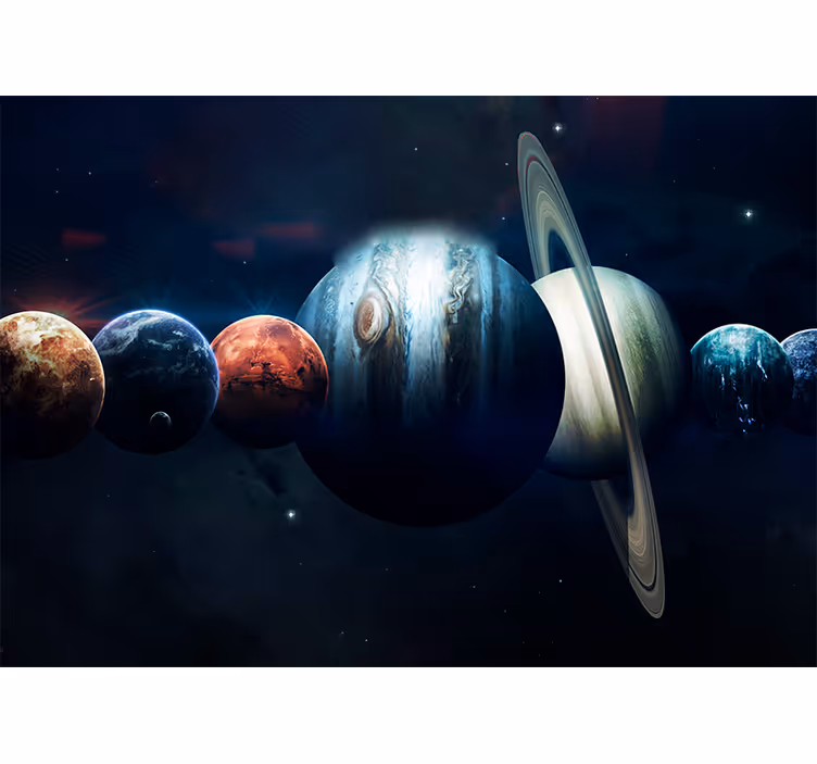Galaktika su žvaigždėmis kosmoso freska - „Tenstickers“