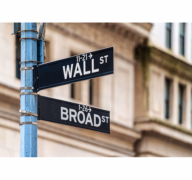 Niujorko wall street iškabos sieninė freska - „Tenstickers“