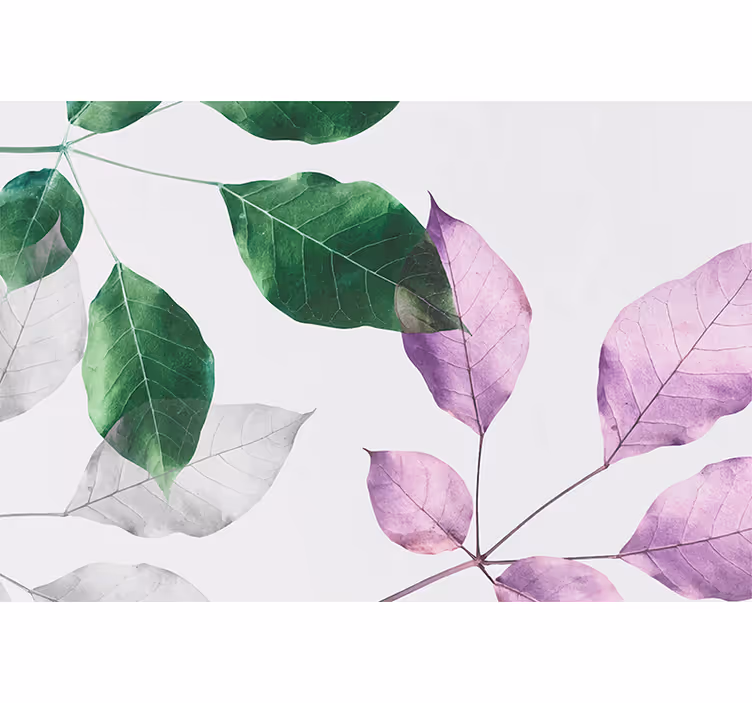 Gamtos sienų tapyba lapų botaniniai akcentai - „Tenstickers“