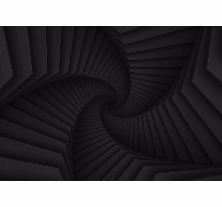 Abstraktus sienų freska sudėtinga spiralė - „Tenstickers“