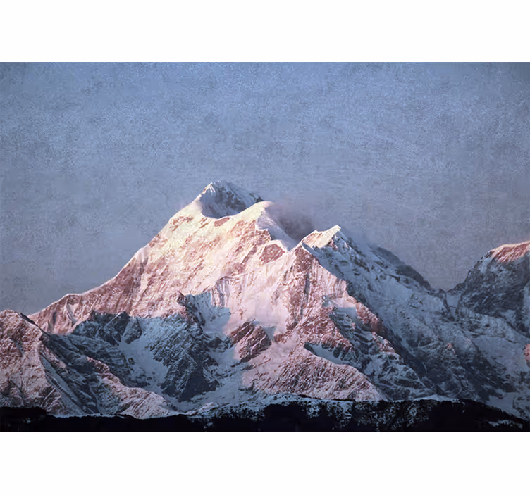 Sniego kalno everest kalno sienos freska - „Tenstickers“