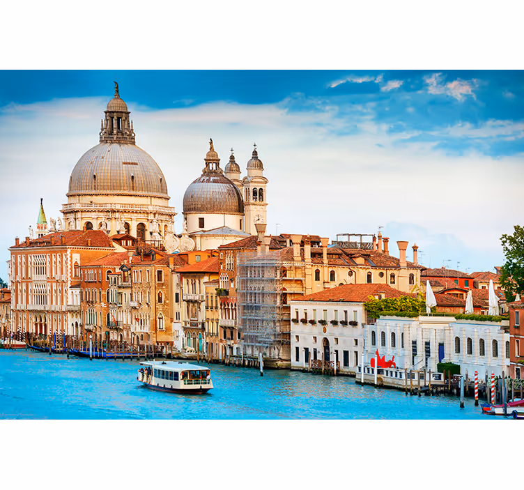 Miesto sienų freska istorinė venecijos architektūra - „Tenstickers“