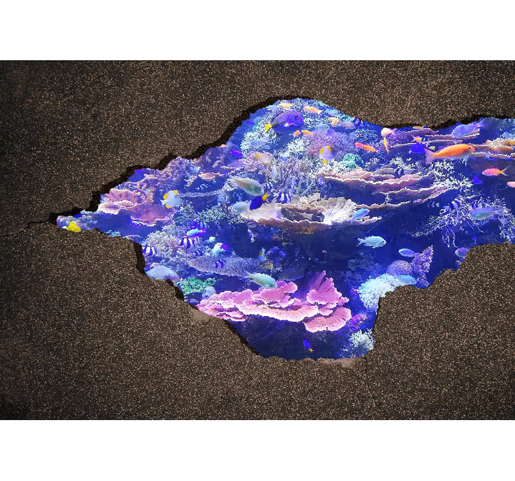 3d sieninė akvariumo freska - „Tenstickers“