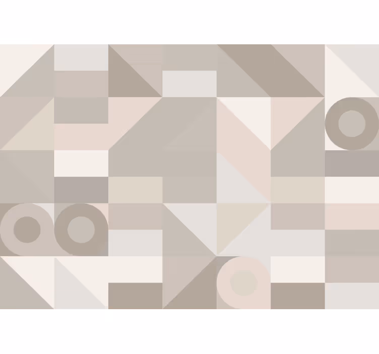 Tekstūros sienų freska geometrinių raštų formomis - „Tenstickers“
