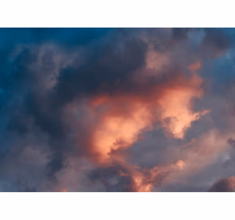 Dangaus sienos freska Įspūdinga debesų panorama - „Tenstickers“