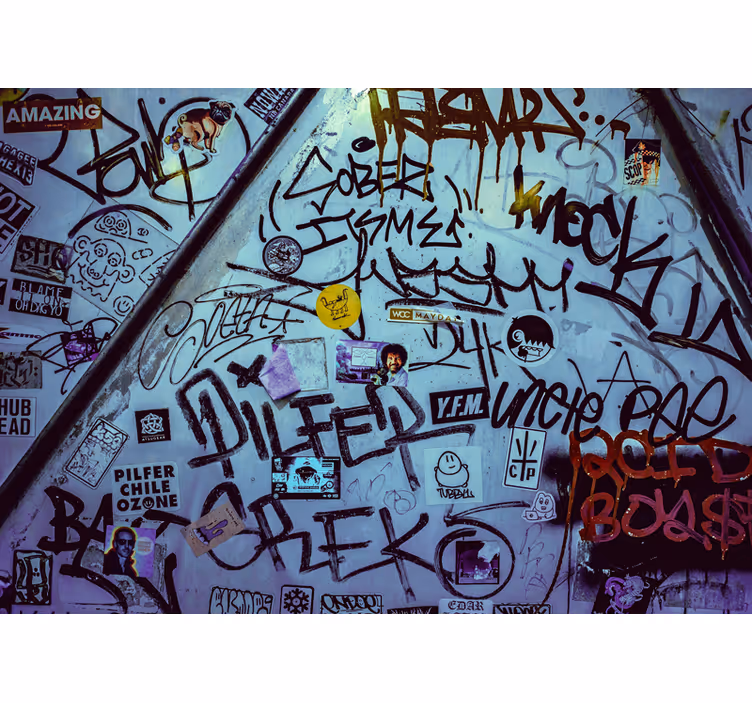 Mmiesto meno sienų freska urbanistinis žymėjimo menas - „Tenstickers“