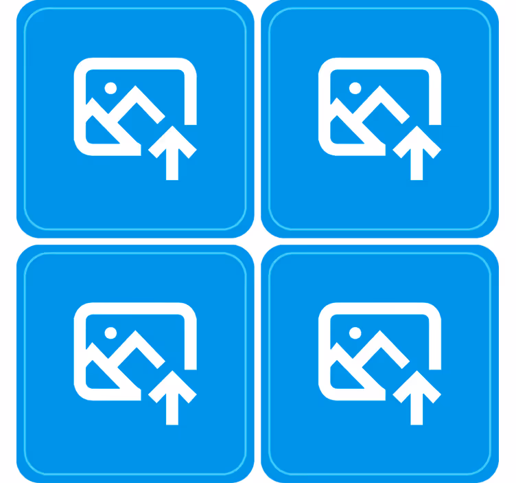 Poros nuotraukų suasmeninti padėkliukai - „Tenstickers“