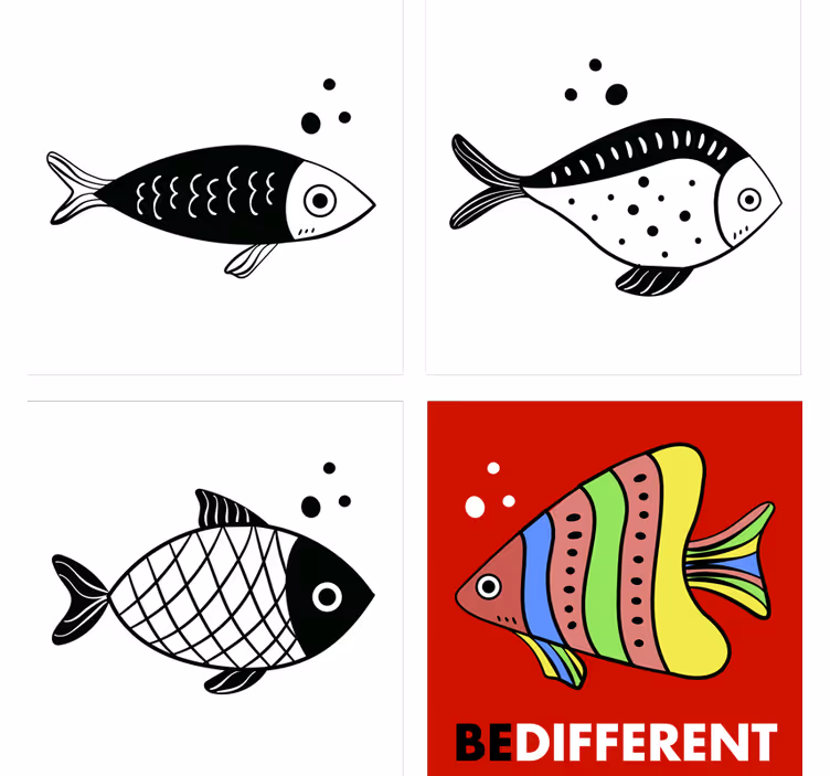Nuostabūs atvirkštiniai teksto padėkliukai - „Tenstickers“