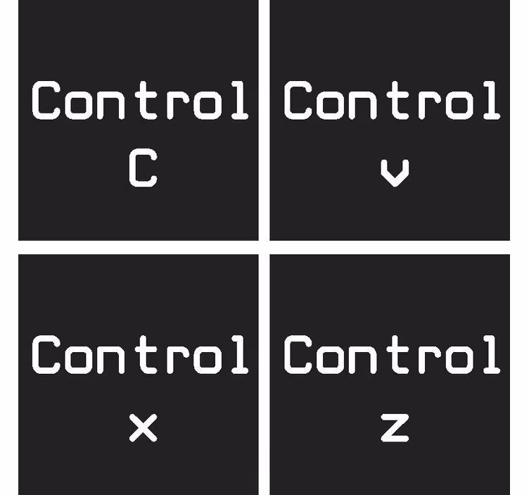Control c + control v geek padėkliukai - „Tenstickers“