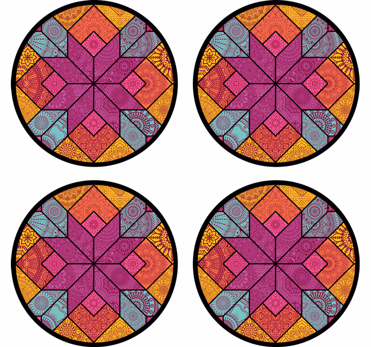 Padėkliukas gyvybingas geometrinis išdėstymas - „Tenstickers“