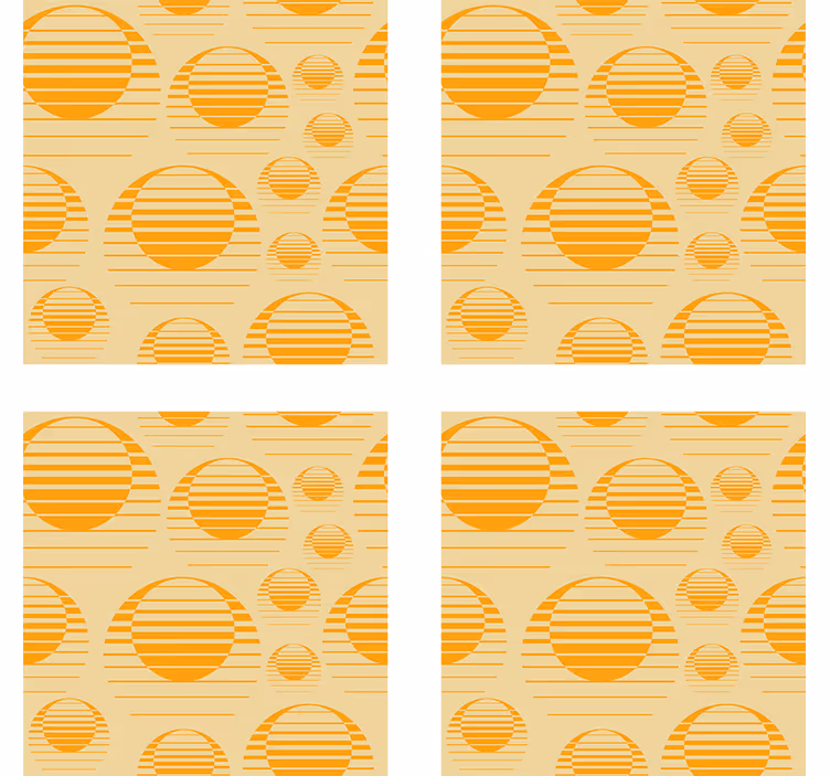 Retro saulės modelis vintage padėkliukas - „Tenstickers“