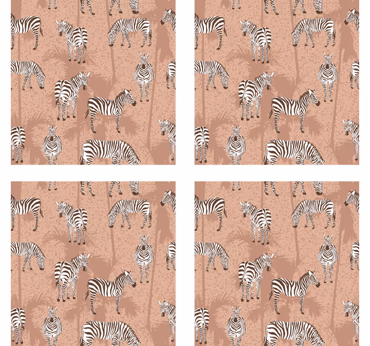 Modernus padėkliukas su zebra tekstūra - „Tenstickers“