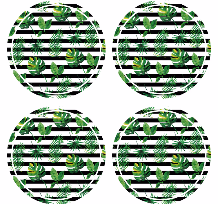 Tropinis lapas padėkliukas - „Tenstickers“