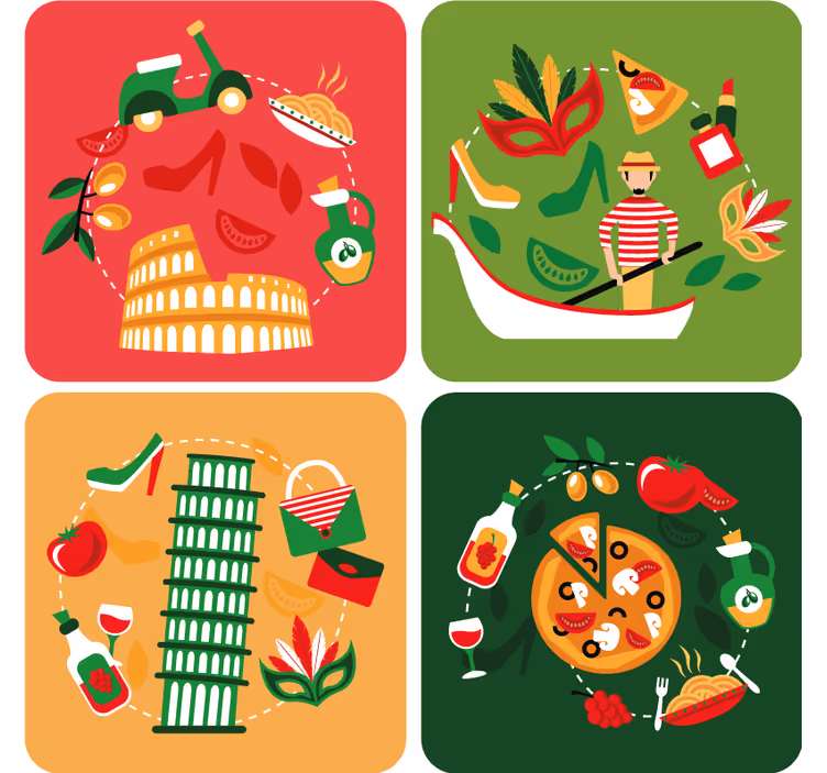 Geek padėkliukas italijos kulinarinė kelionė - „Tenstickers“