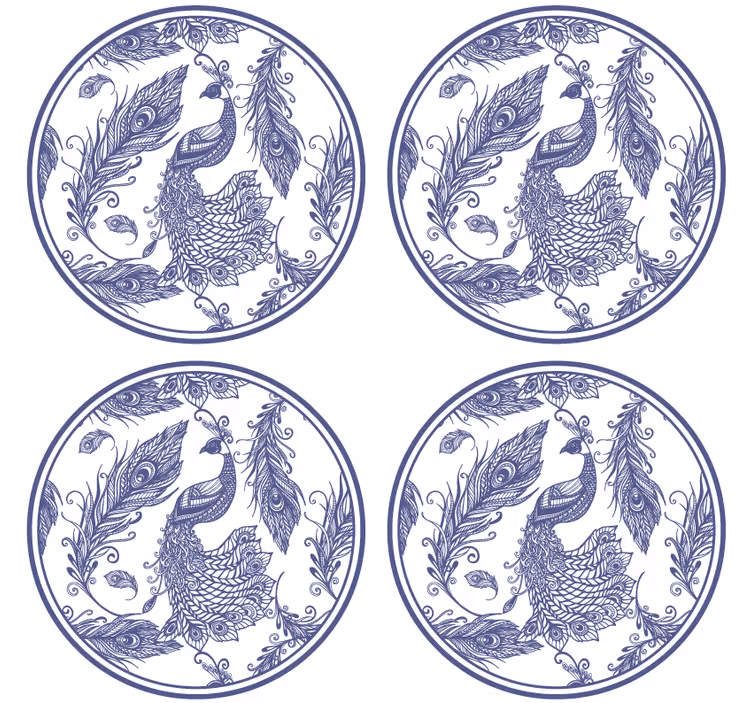 Delftware povo plytelių padėkliukai - „Tenstickers“