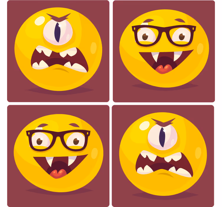 Geek padėkliukas keistiems šypsenėlėms - „Tenstickers“