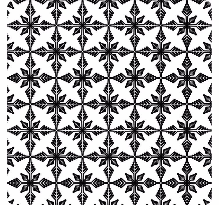 Geometrinis juodas motyvas padėkliukas - „Tenstickers“