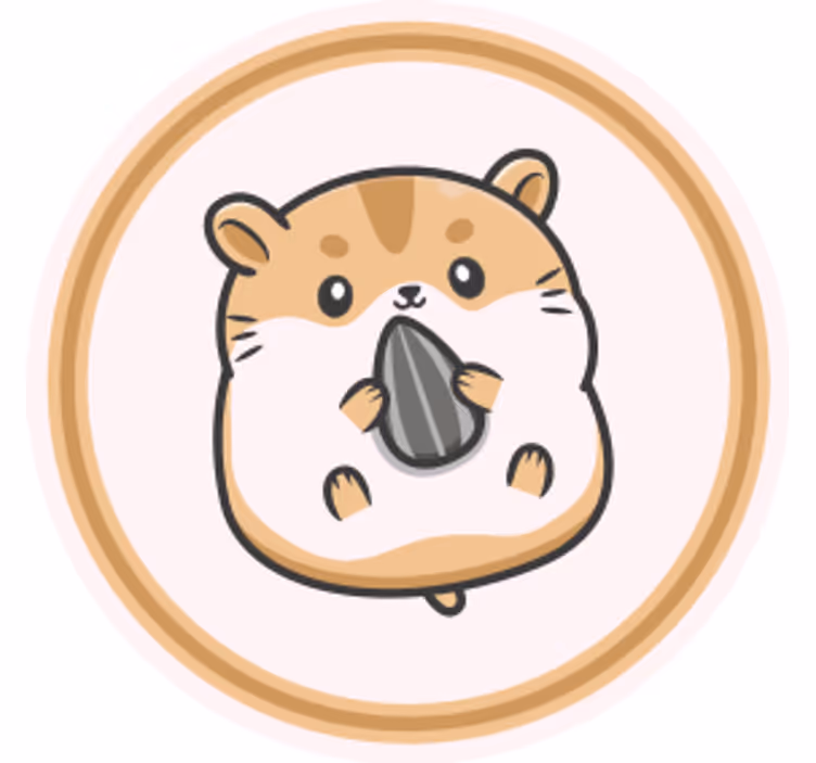 Geek padėkliukas mielas žiurkėnas laikantis sėklą - „Tenstickers“