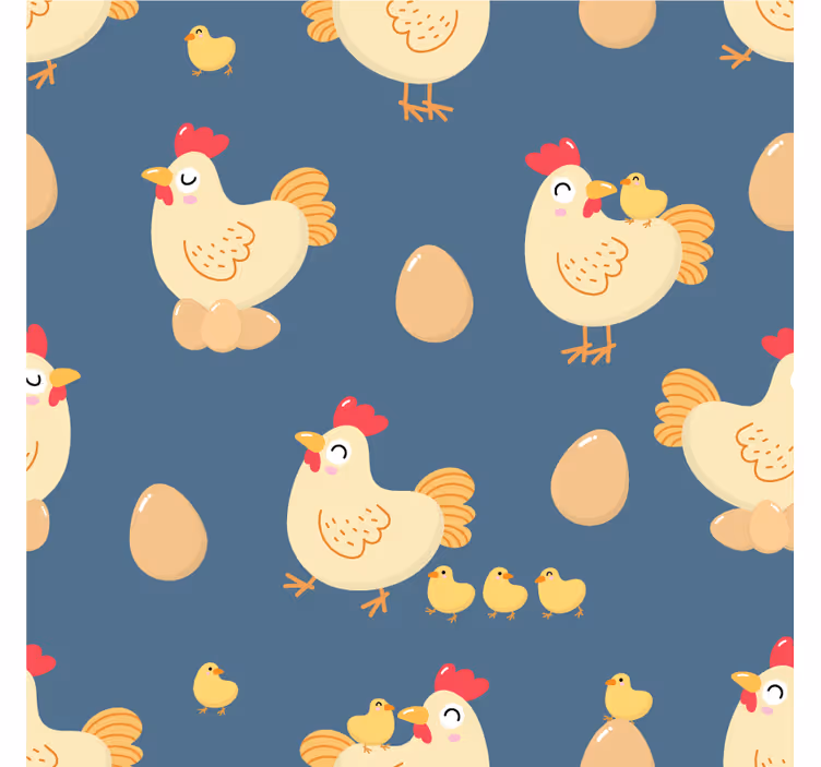 Geek padėkliukas žaismingoms vištoms su kiaušiniais - „Tenstickers“
