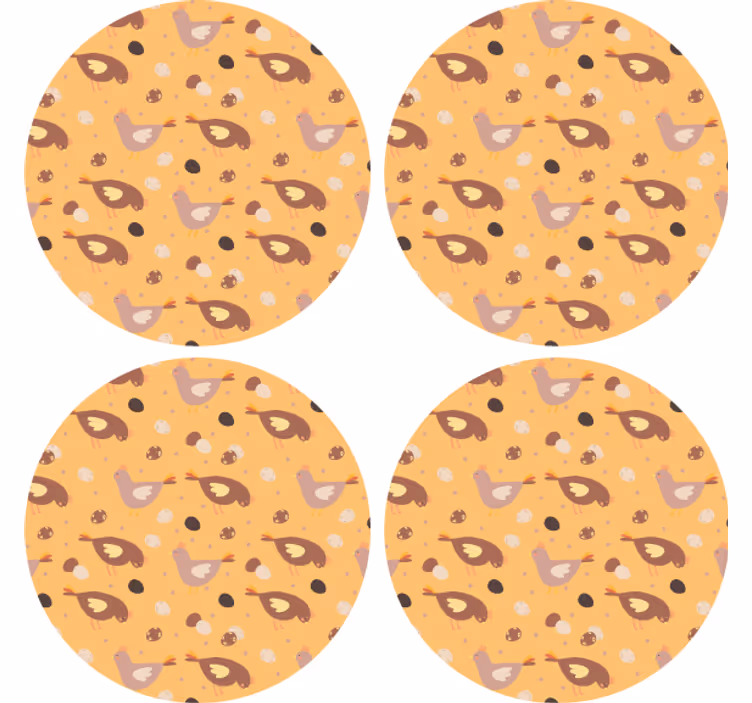 įnoringas paukščio raštas geek padėkliukas - „Tenstickers“