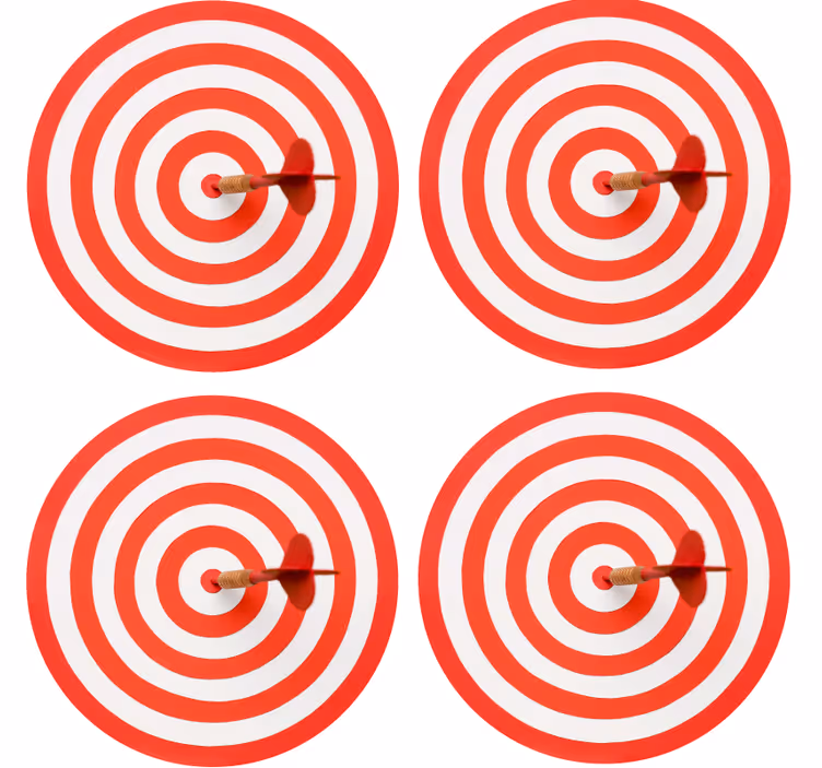 Geek padėkliukas su spiraliniu taikiniu - „Tenstickers“