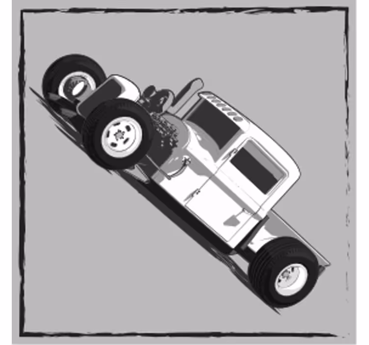 Geek padėkliukas amžinas karštas automobilis - „Tenstickers“