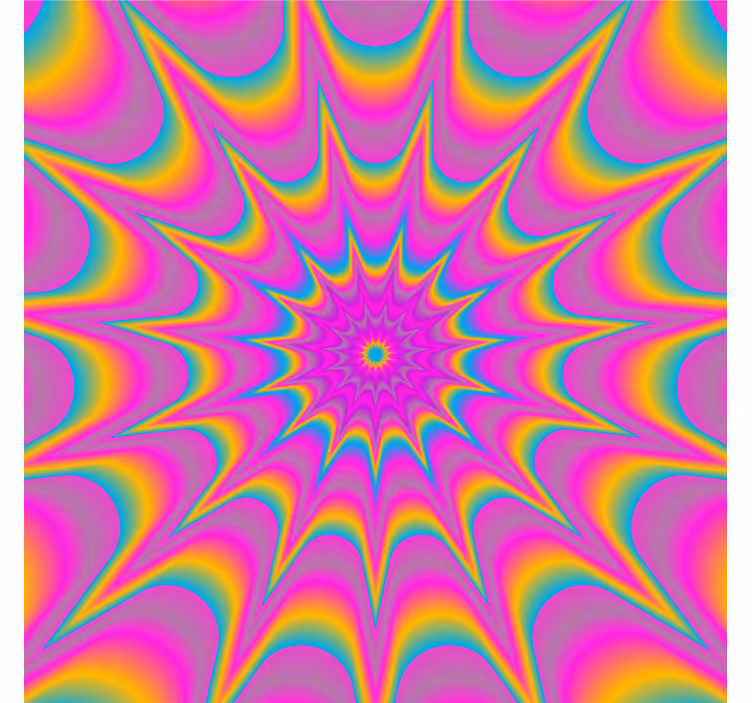 Geek padėkliukas vibrant spiral pattern - „Tenstickers“