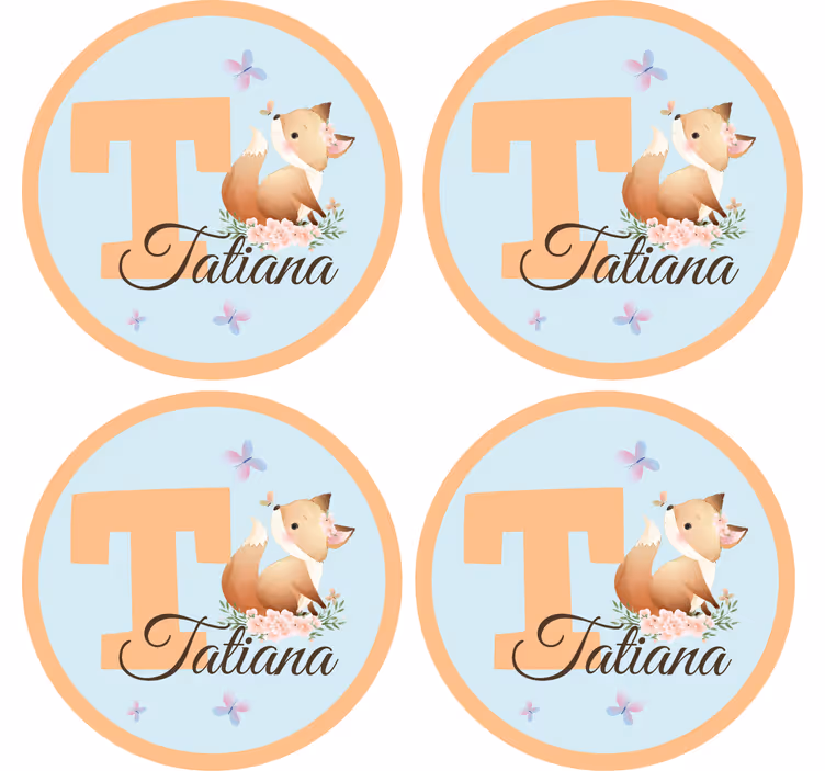 Pritaikomas padėkliukas Šmaikštaus lapino dizainas - „Tenstickers“