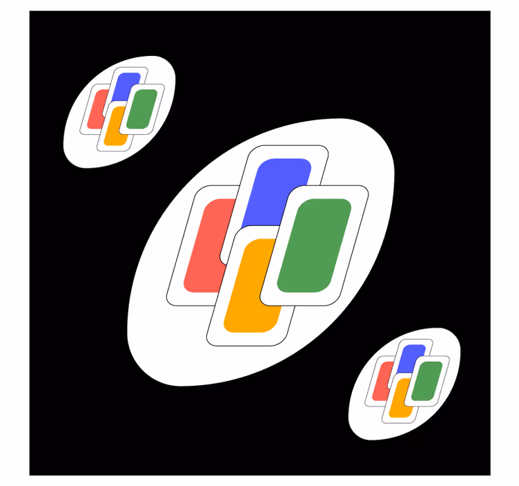 Geek padėkliukas spalvingiems uždengimo formoms - „Tenstickers“
