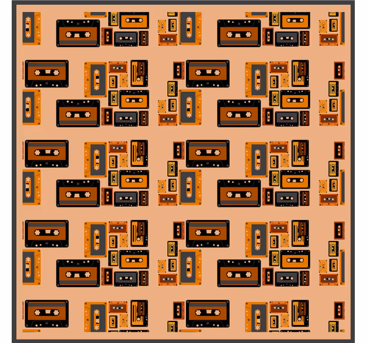 Geek padėkliukas su retro kasetėmis - „Tenstickers“