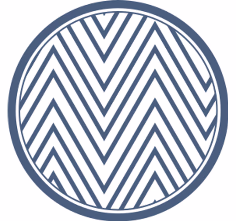 Chevron rašto padėkliukas - „Tenstickers“