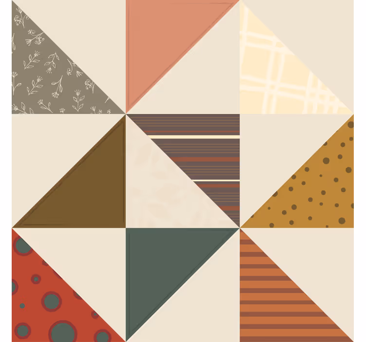 Padėkliukas geometrinių spalvų segmentams - „Tenstickers“