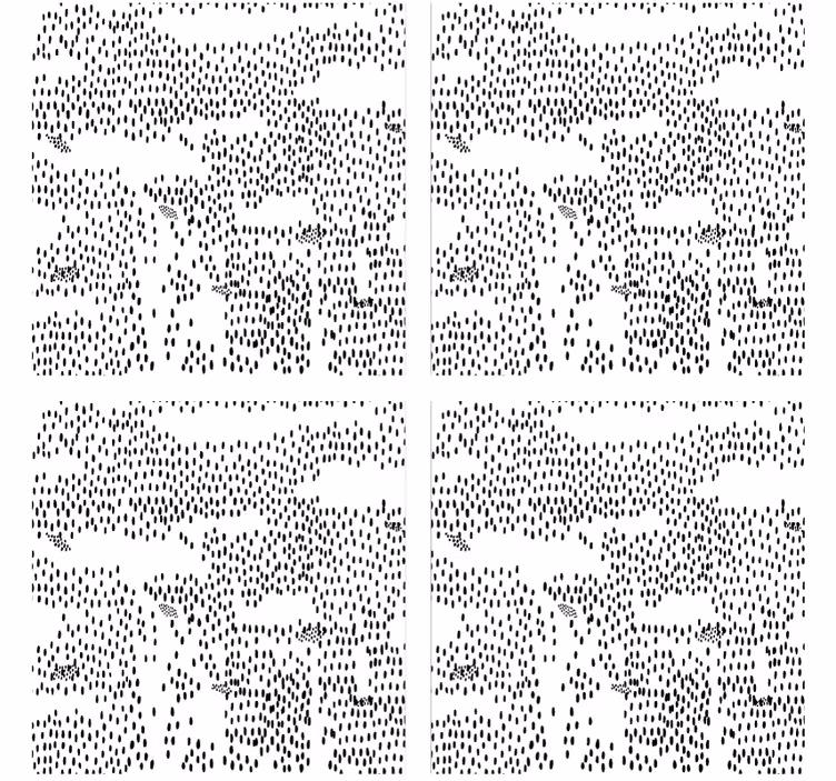 Abstract black pattern padėkliukas - „Tenstickers“
