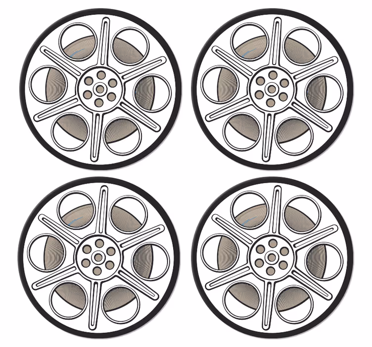 Kino filmų ritininis senovinis padėkliukas - „Tenstickers“